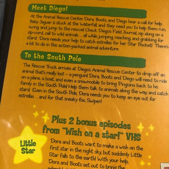 Dora the Explorer Meet Diego! New DVD Full Screen c. 2003 - Picture 14 of 14